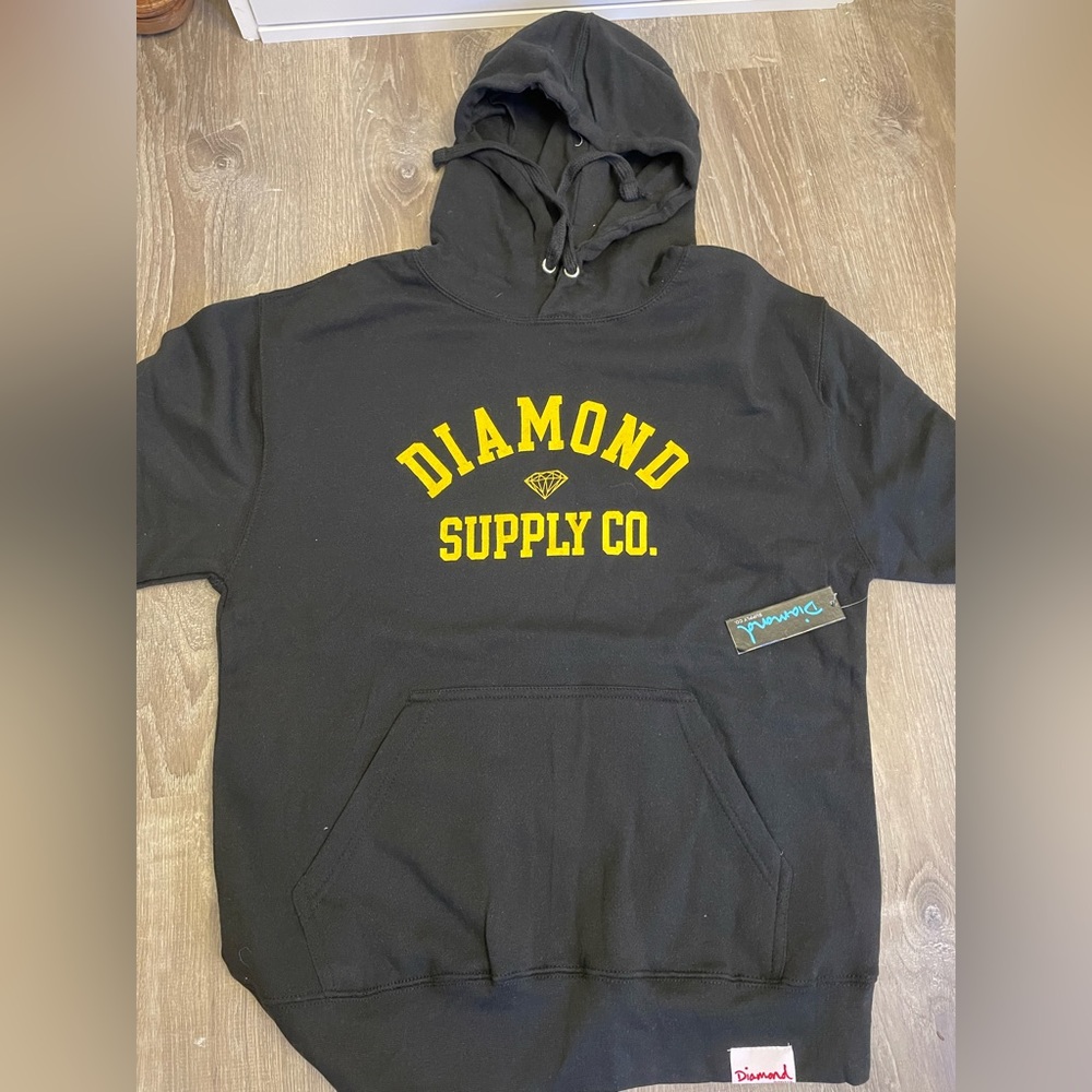 Diamond Supply Co. Black Hoodie Sweatshirt